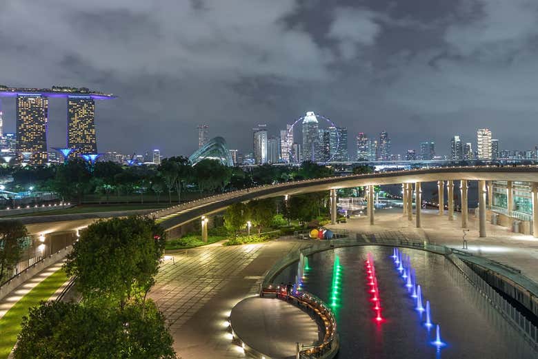 Singapore at night