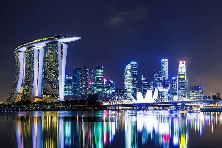 Singapore at night